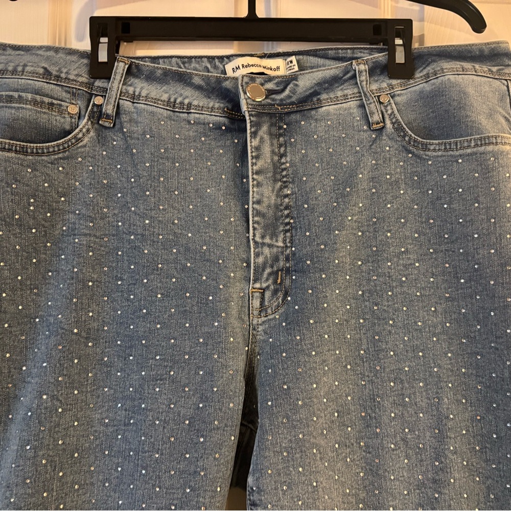 Rebecca Minkoff Light Blue with rhinestones